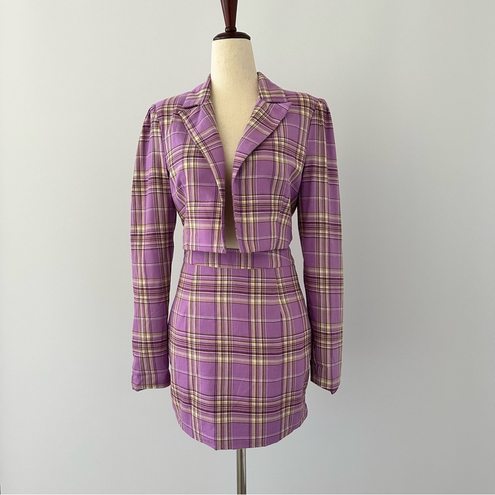 Superdown Dione Blazer Skirt Set